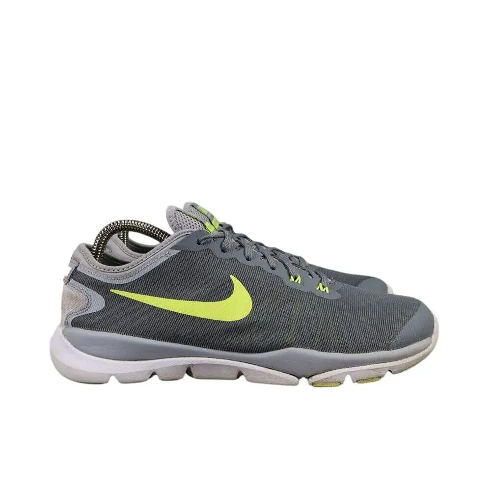 Nike Shoes Womens 8 Athletic Trainer Flex Supreme TR 4 Running Active Grey Green
